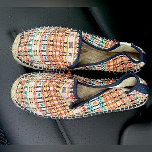 Soludos Women's Malhia Kent x Tweed Smoking Slipper - 7